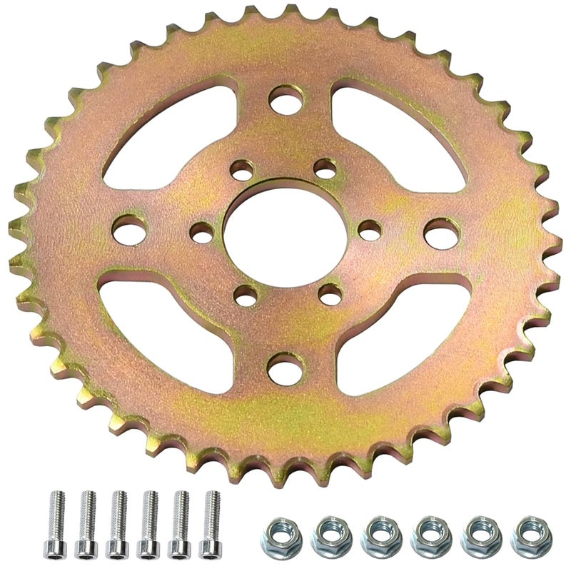 JNDO Mini Bike Sprocket 40T 420 Chain 6 Hole Sporcket High-Speed Rear Sporcket for Coleman CT100U B100 Baja Doodle Bug DB30 Monster Mega Moto Motovox MBX10 - Image 1